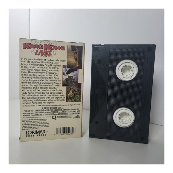 King Kong Lives BETA Tape Betamax (Not VHS) - Picture 2 of 2